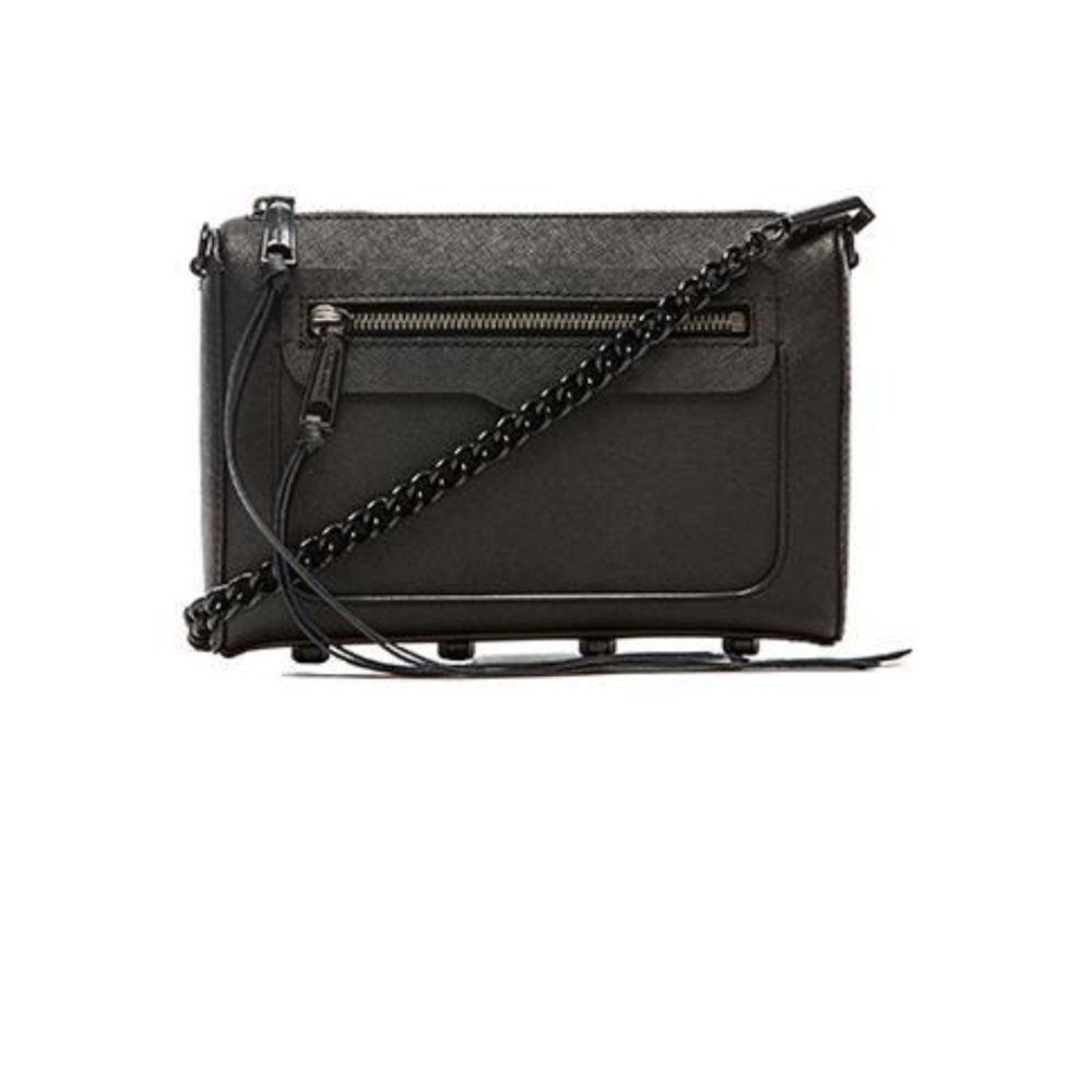 Rebecca Minkoff Black Chain-Strap Crossbody Bag